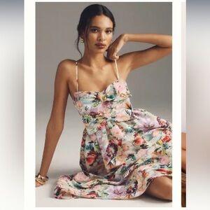 Sachin & Babi Sloane Taffeta Double-Bow Pleated Midi Dress